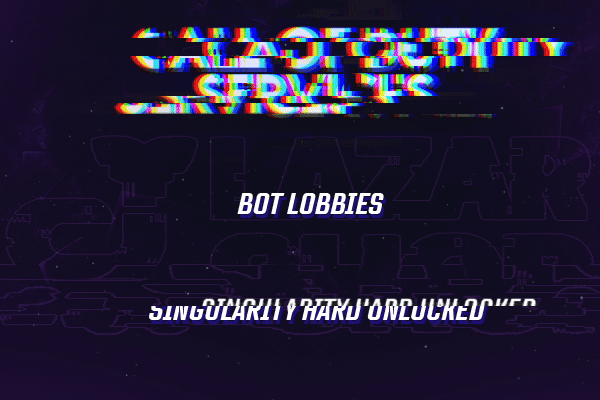 BO7 BOT LOBBY 💥 Perfect for Singularity camo grind 💥 1 Hour 💥100% Safe